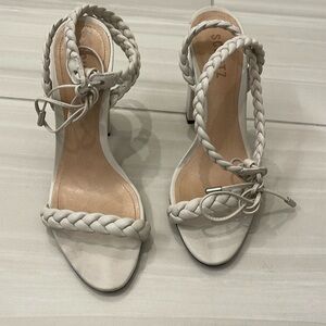 Schutz white heels
